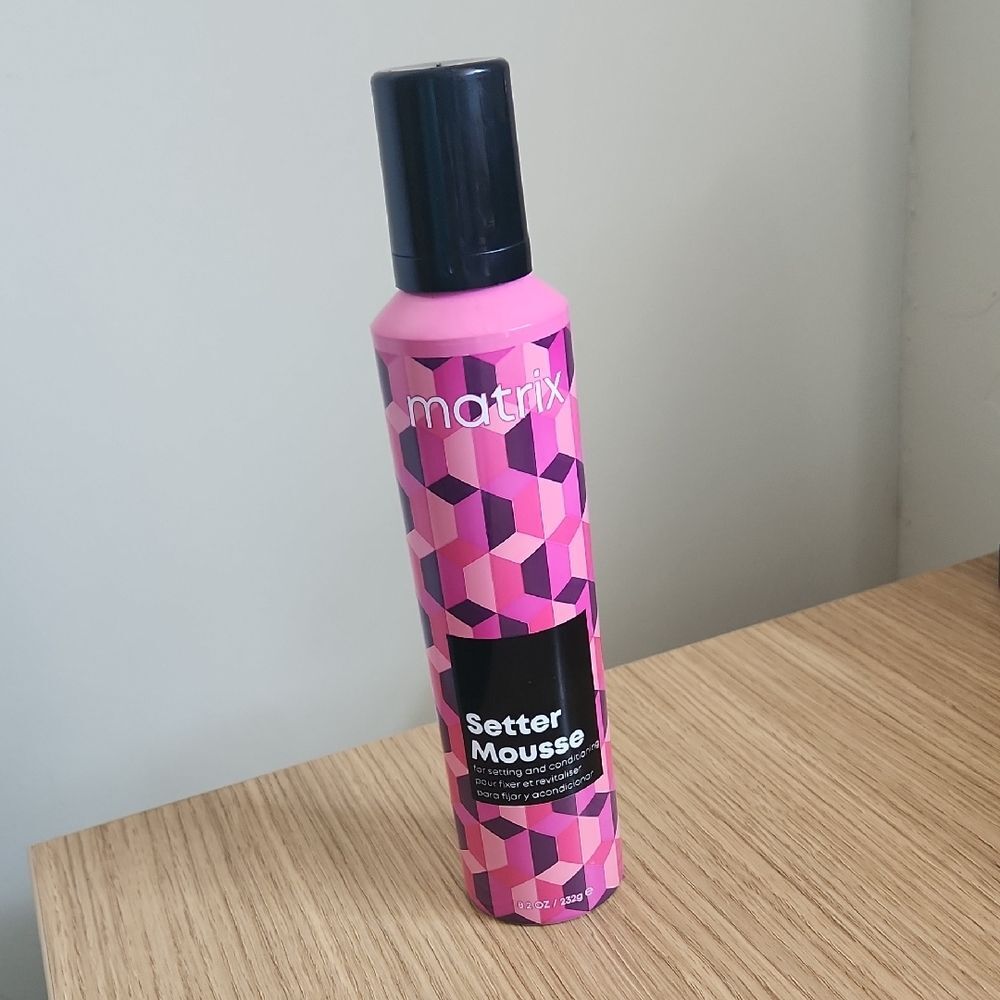 Matrix Pink Setter Mousse 8.2oz/232g NWOT